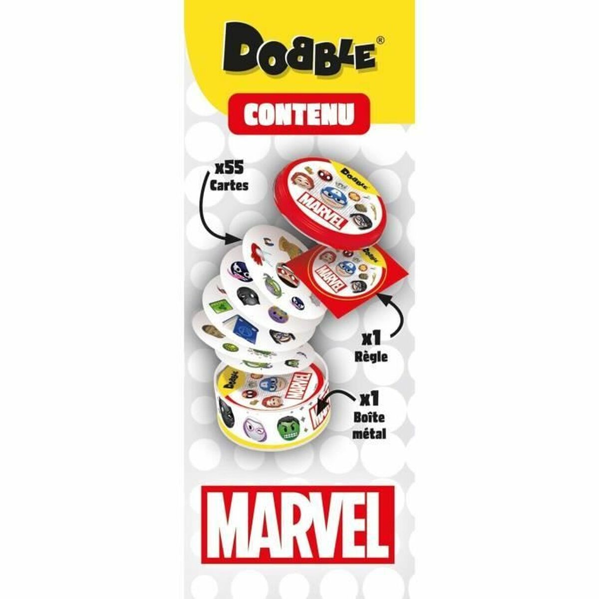 Образователна Игра Asmodee Dobble: Marvel